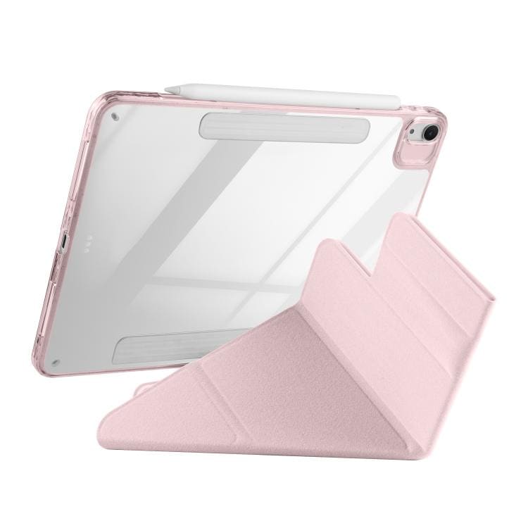 Magneettikotelo jalustalla iPad Air 11 2024/2025 - Vaaleanpunainen