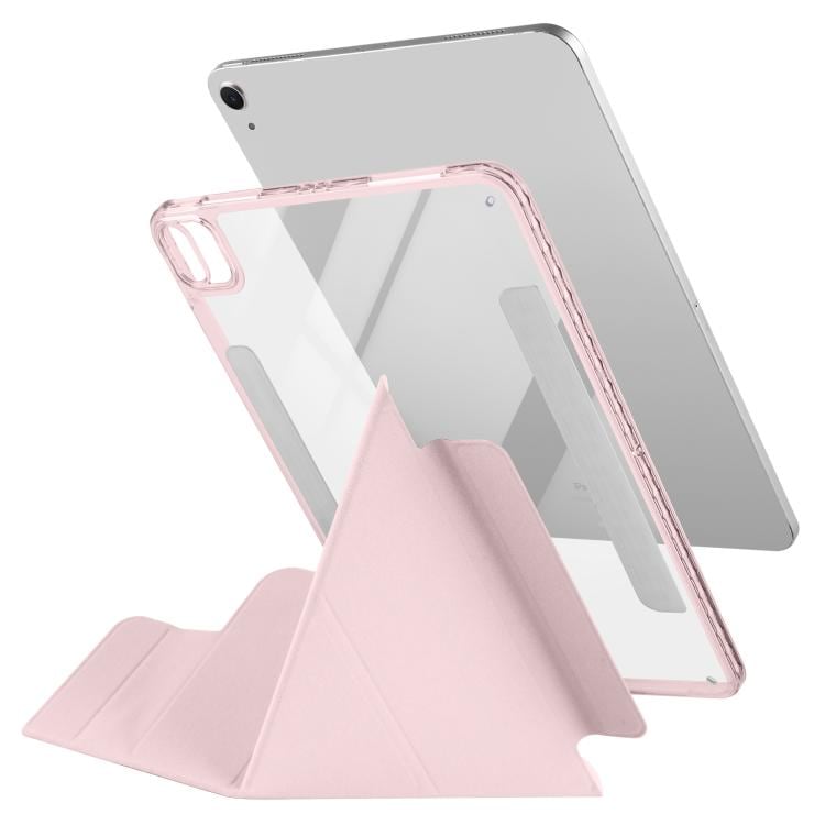Magneettikotelo jalustalla iPad Air 11 2024/2025 - Vaaleanpunainen