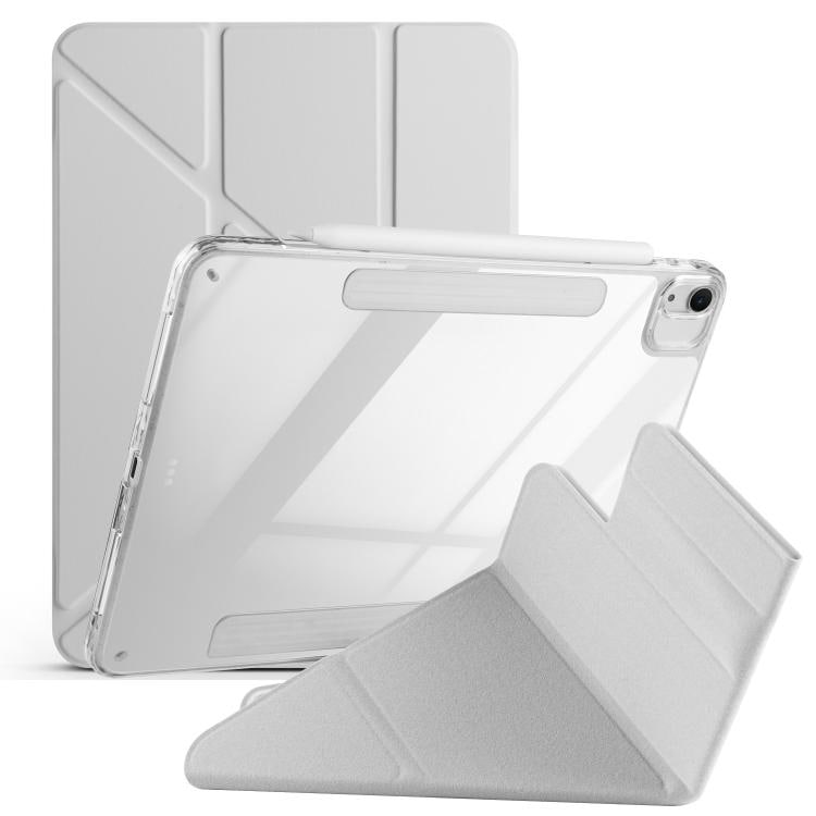 Magneettikotelo jalustalla iPad Air 11 2024/2025 - harmaa