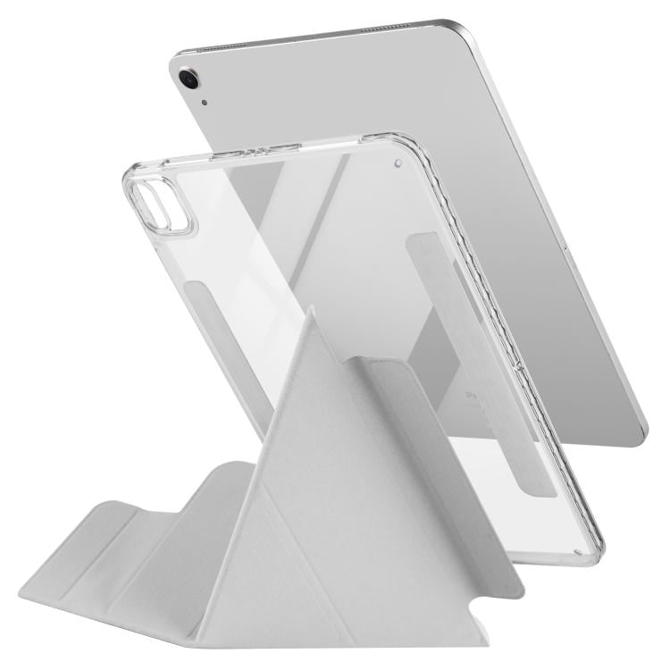 Magneettikotelo jalustalla iPad Air 11 2024/2025 - harmaa