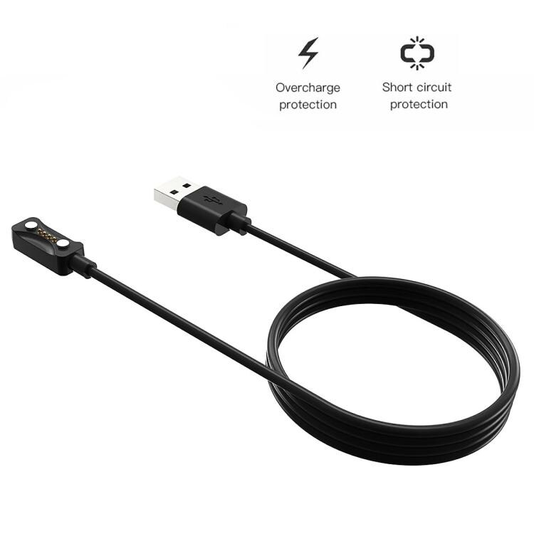 USB-latauskaapeli Polar Pacer Pro 1 m – Musta