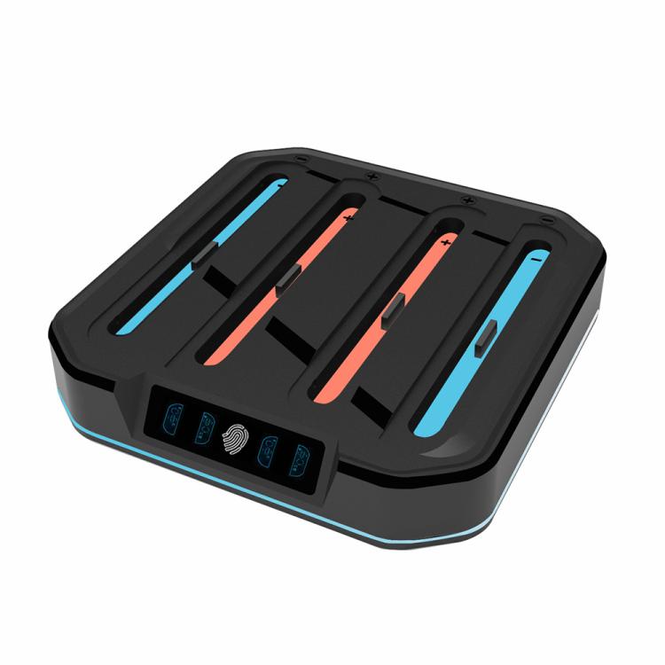 Latausteline RGB-valolla Nintendo Switch 2:lle - Svart