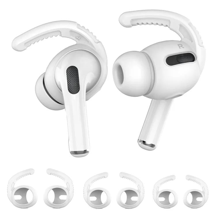 Silikoniset korvakoukut AirPods Pro S+M+L - Valkoinen