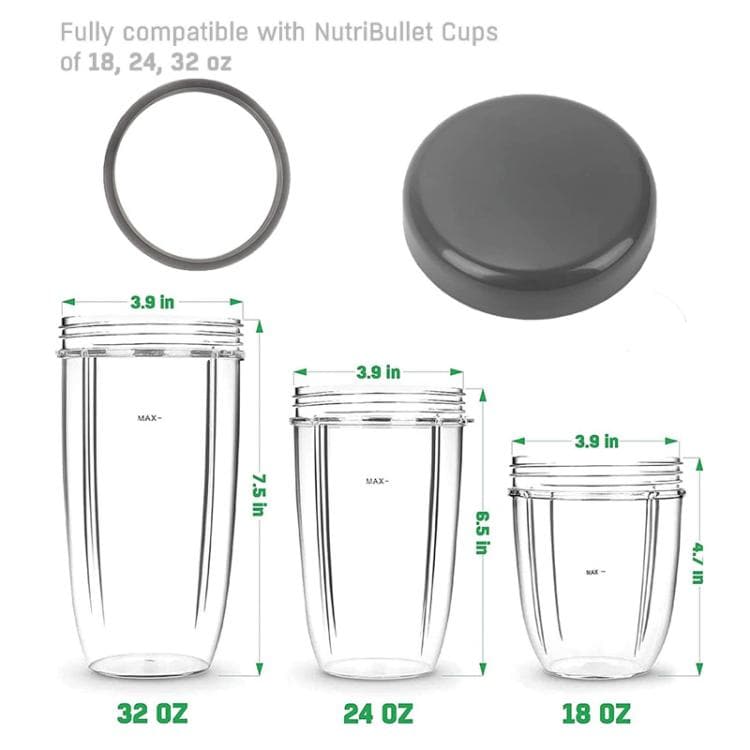 Ruuvikorkki Nutribullet 900W/600W tehosekoitinkuppeihin