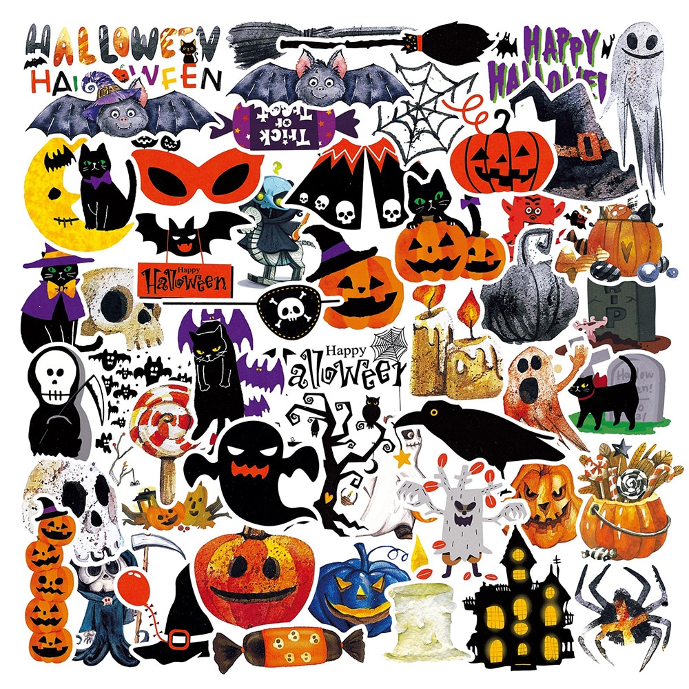 Halloween tarrat 51-pack