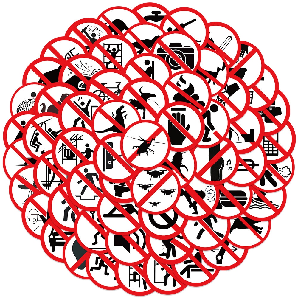 Hauskat varoitustarrat 62-pack