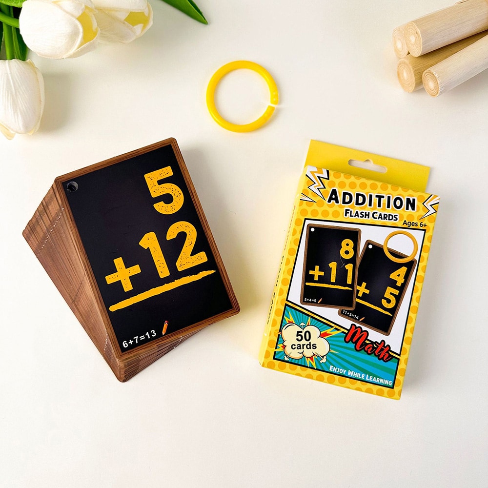 Matematiikkakortit Yhteenlasku 50-pack