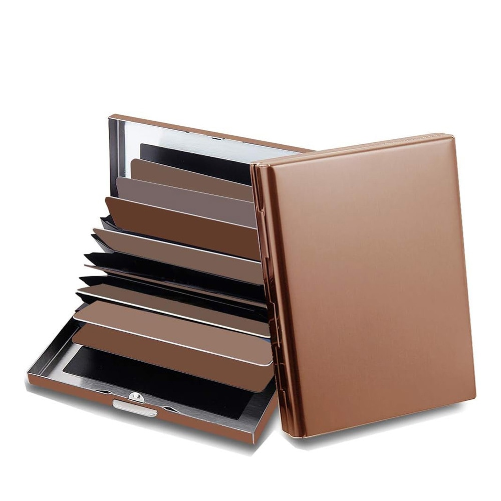 Ruostumattomasta teräksestä valmistettu korttipidike - Rose Gold