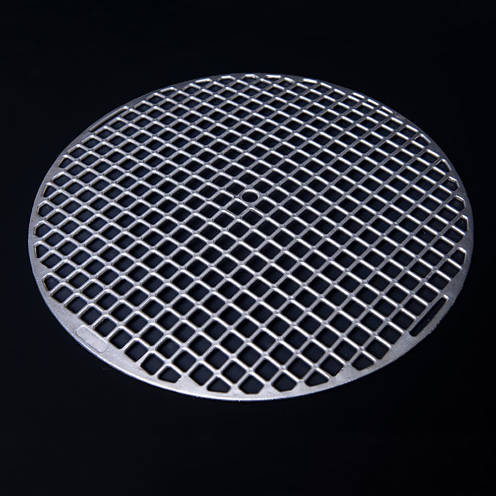 Suuri ruostumattomasta teräksestä valmistettu grilliverkko Φ295 cm