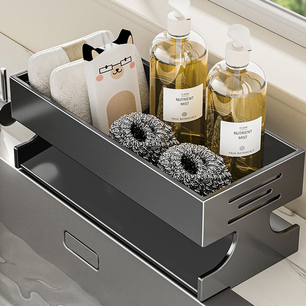 Tiskirätin ja tiskiharja tiskialtaalle