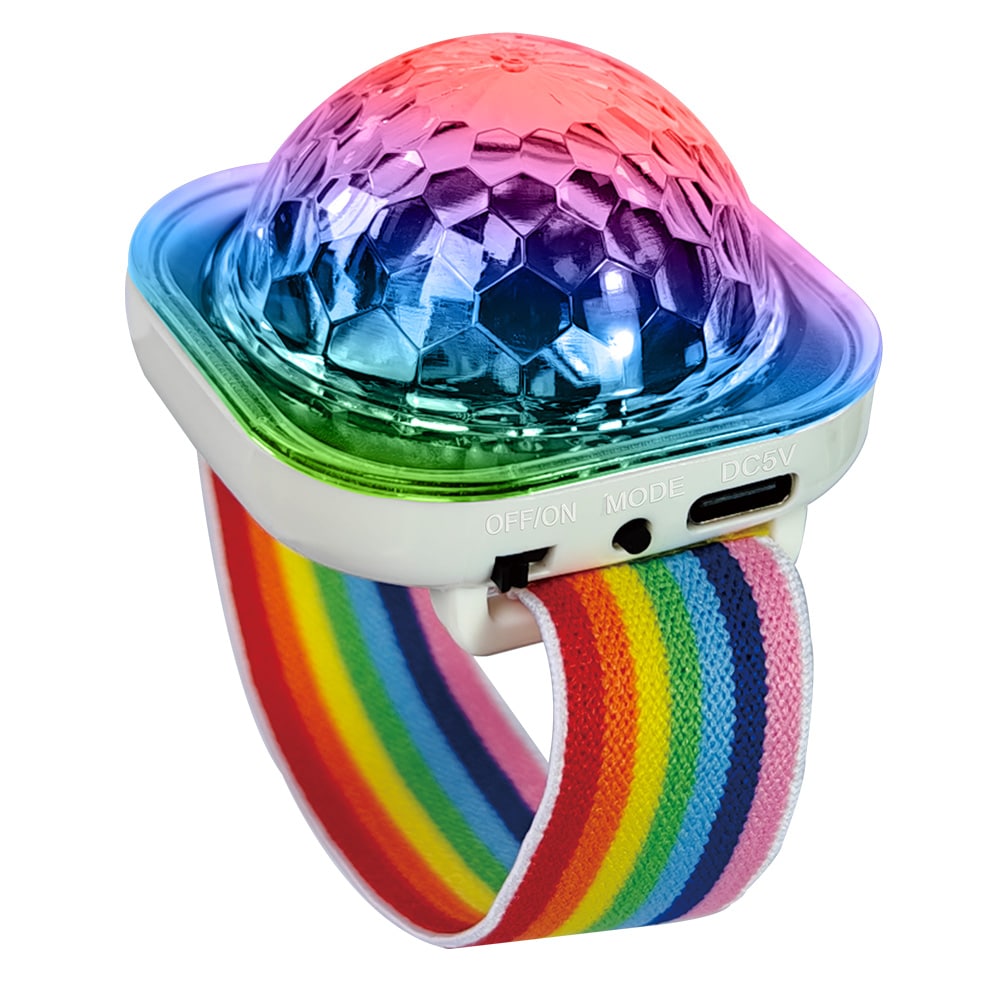 United DLA2534 LED-diskoranneke, jossa on värin vaihtuva valo