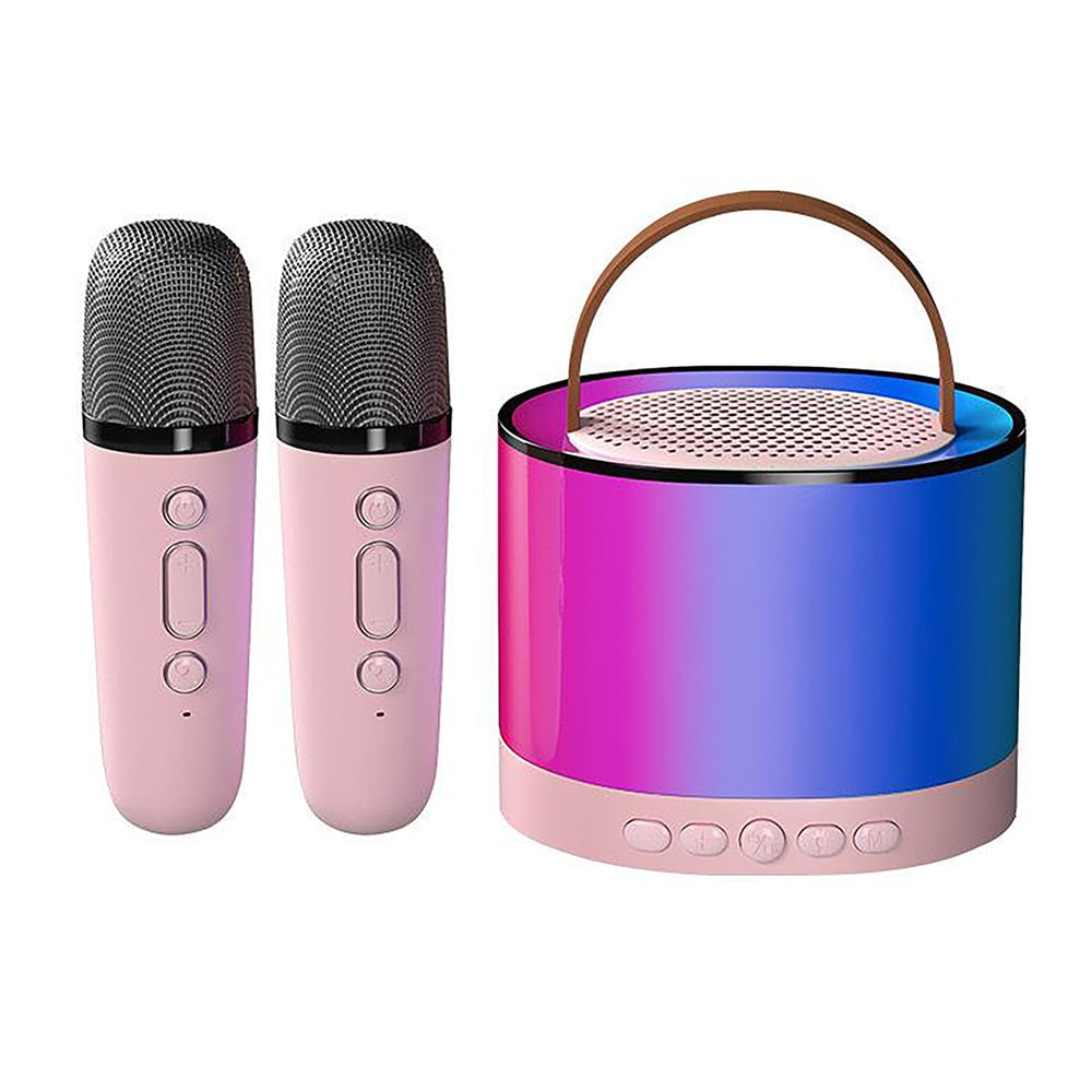 United SPK2553 Langaton kaiutin, jossa LED ja mikrofonit - vaaleanpunainen