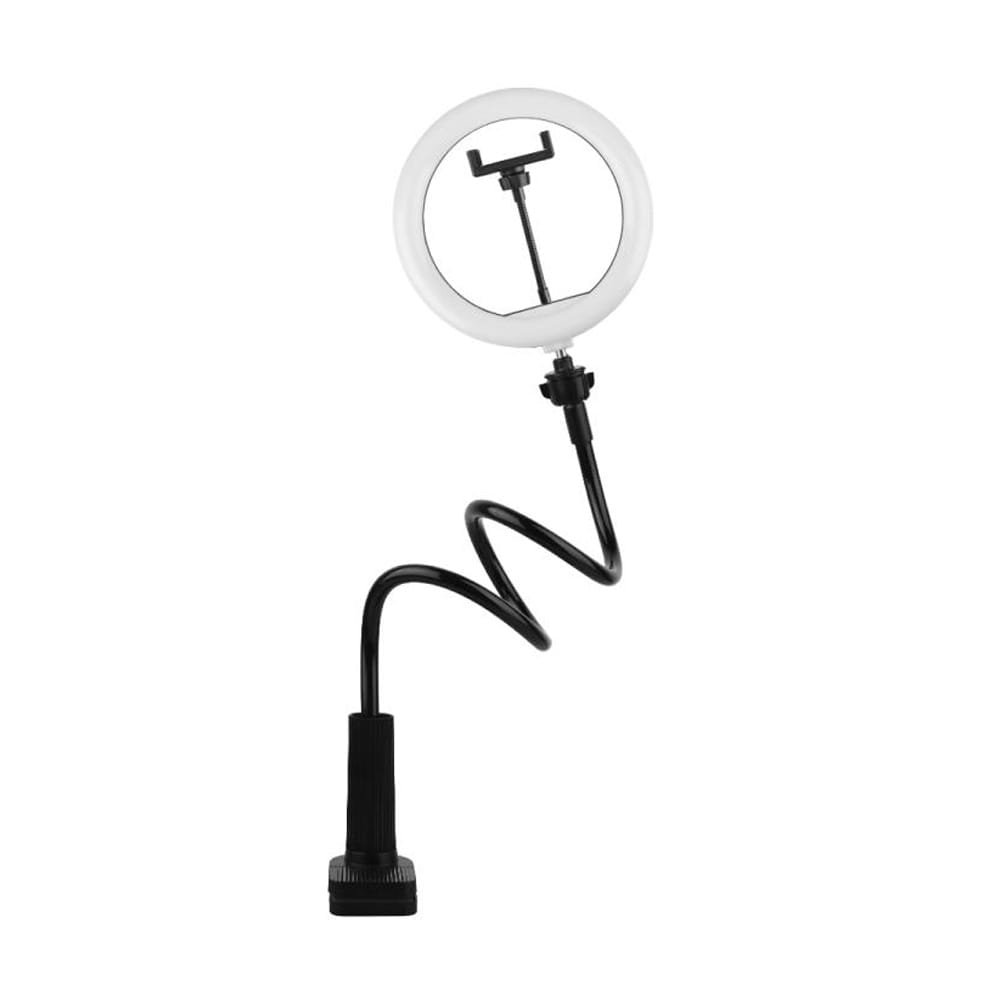 LED Ring joustavalla pöytäjalustalla