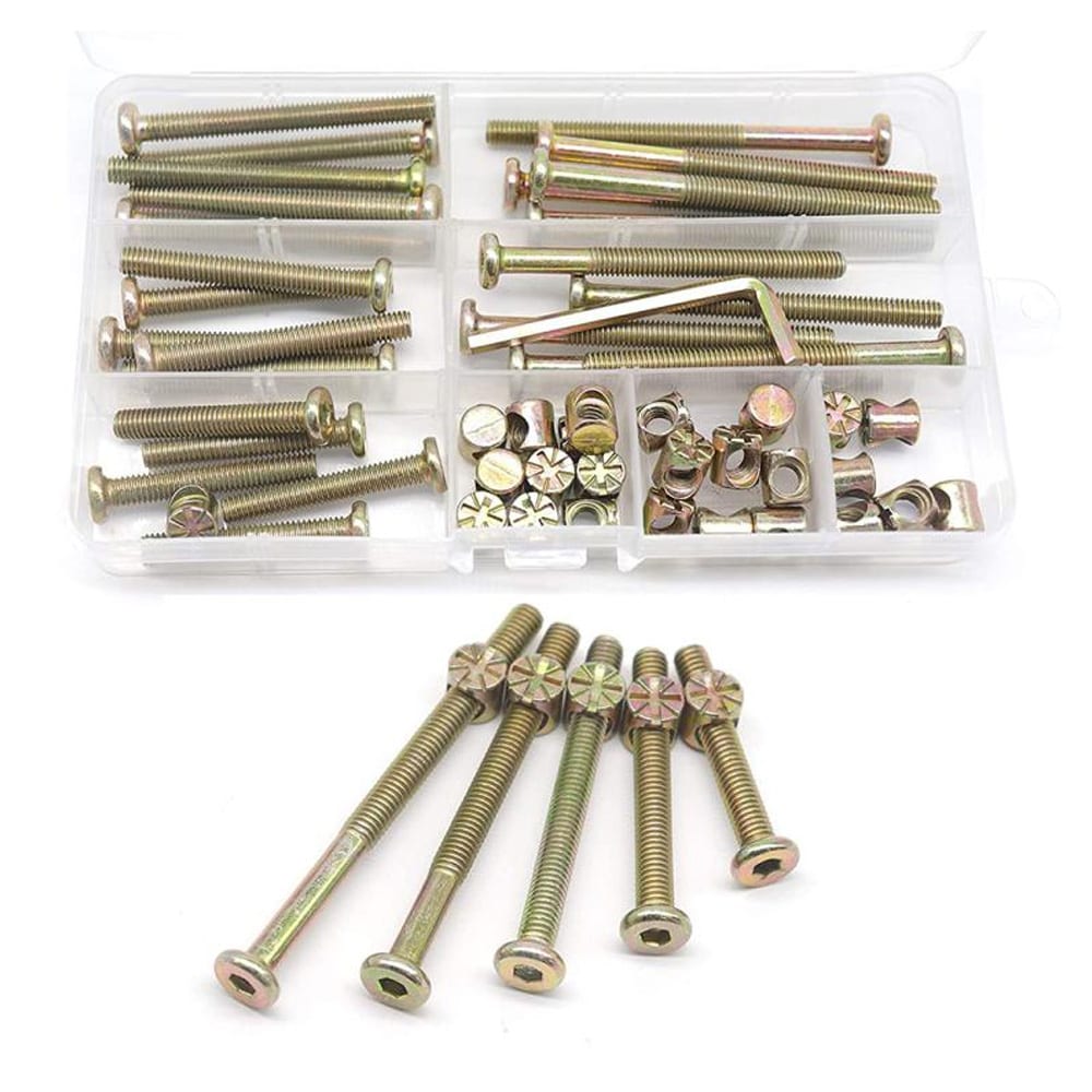 Laatikko huonekaluruuveja M6 - 50 kpl