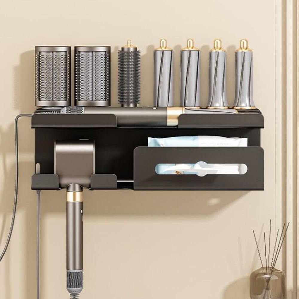 Seinäkiinnike lisävarusteita varten Dyson Hiustenkuivaaja HS01/05 - Svart varten