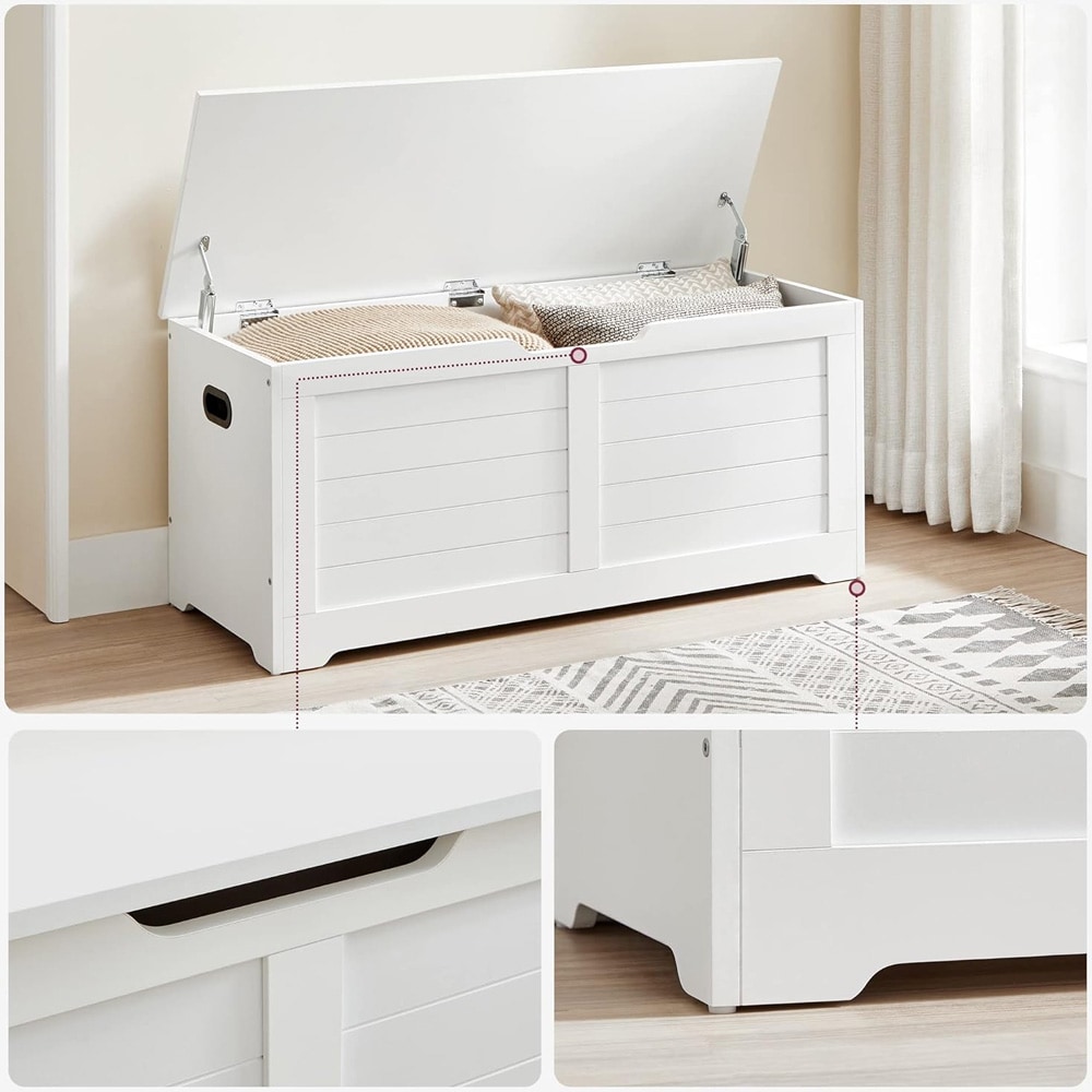 Säilytyspenkki / arkku 100 × 40 × 46 cm – Valkoinen