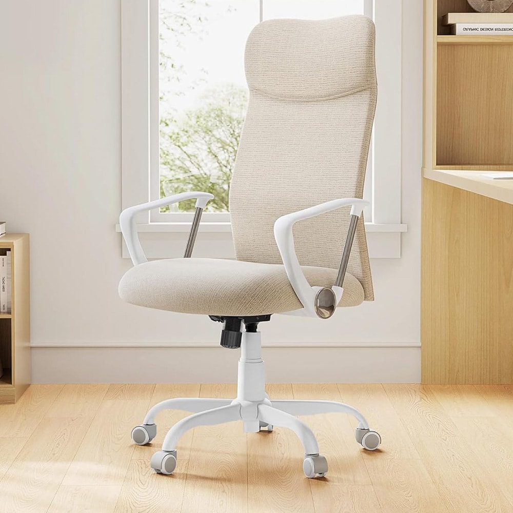 Ergonominen toimistotuoli säädettävällä korkeudella – Beige