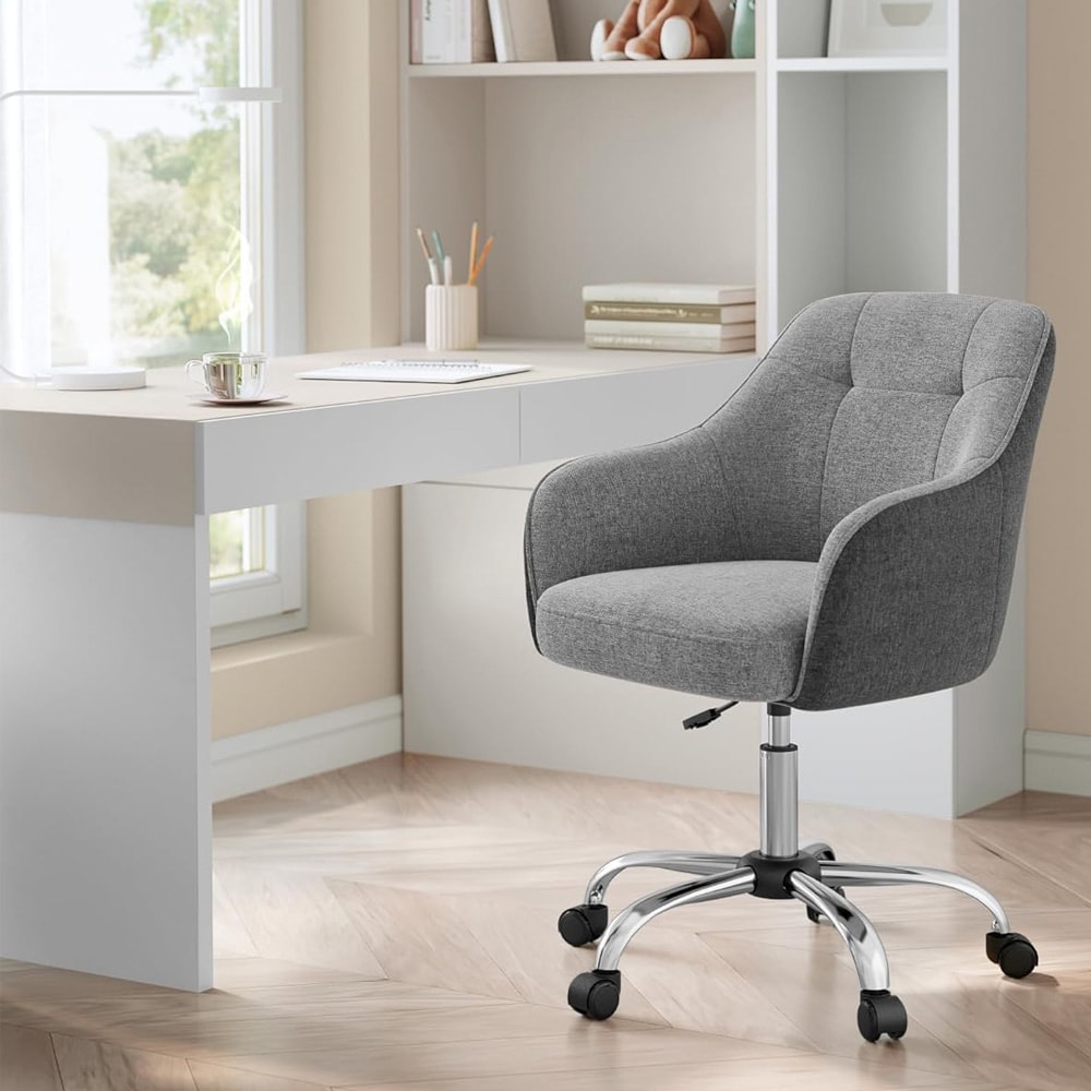 Toimistotuoli käsinojilla – Harmaa