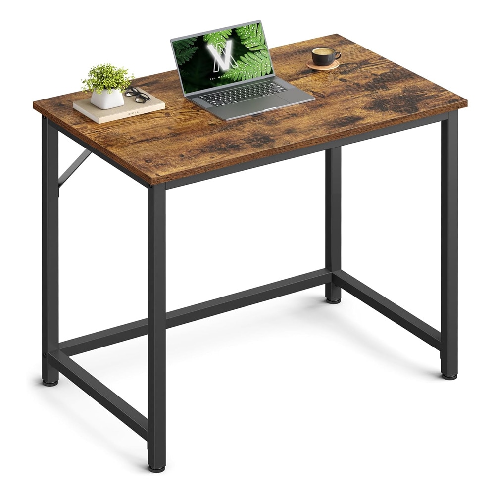 Työpöytä 80 cm – Rustic Brown/Musta