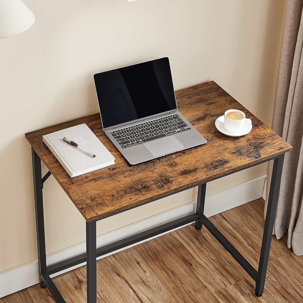 Työpöytä 80 cm – Rustic Brown/Musta