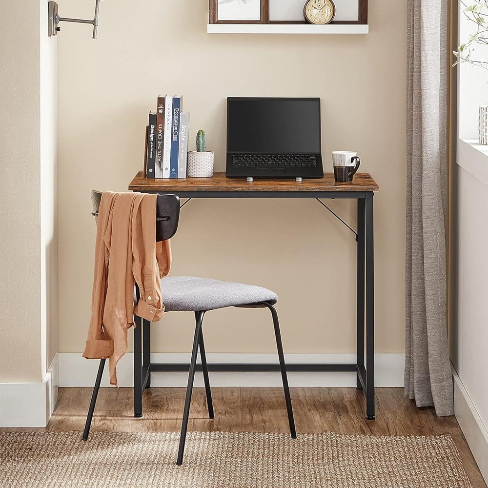 Työpöytä 80 cm – Rustic Brown/Musta