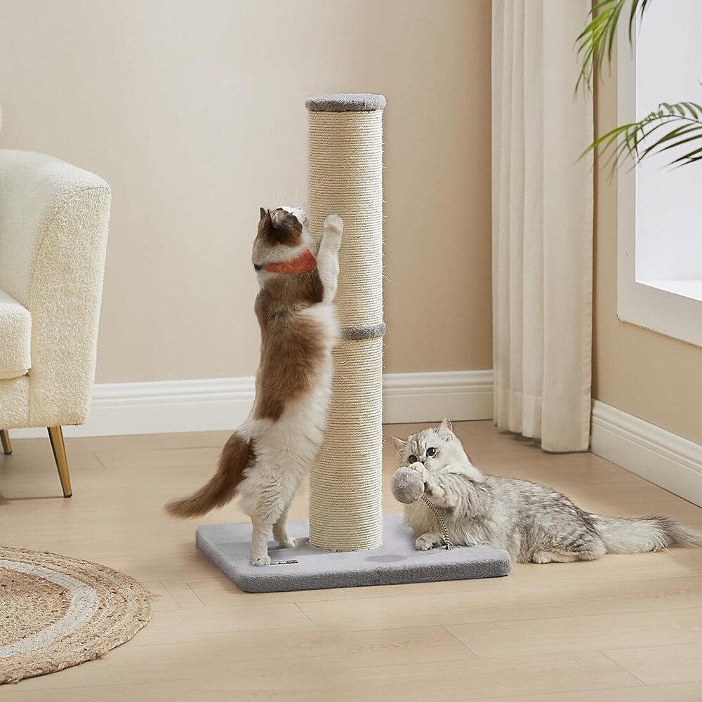 Raapimispylväs 85cm - harmaa/beige