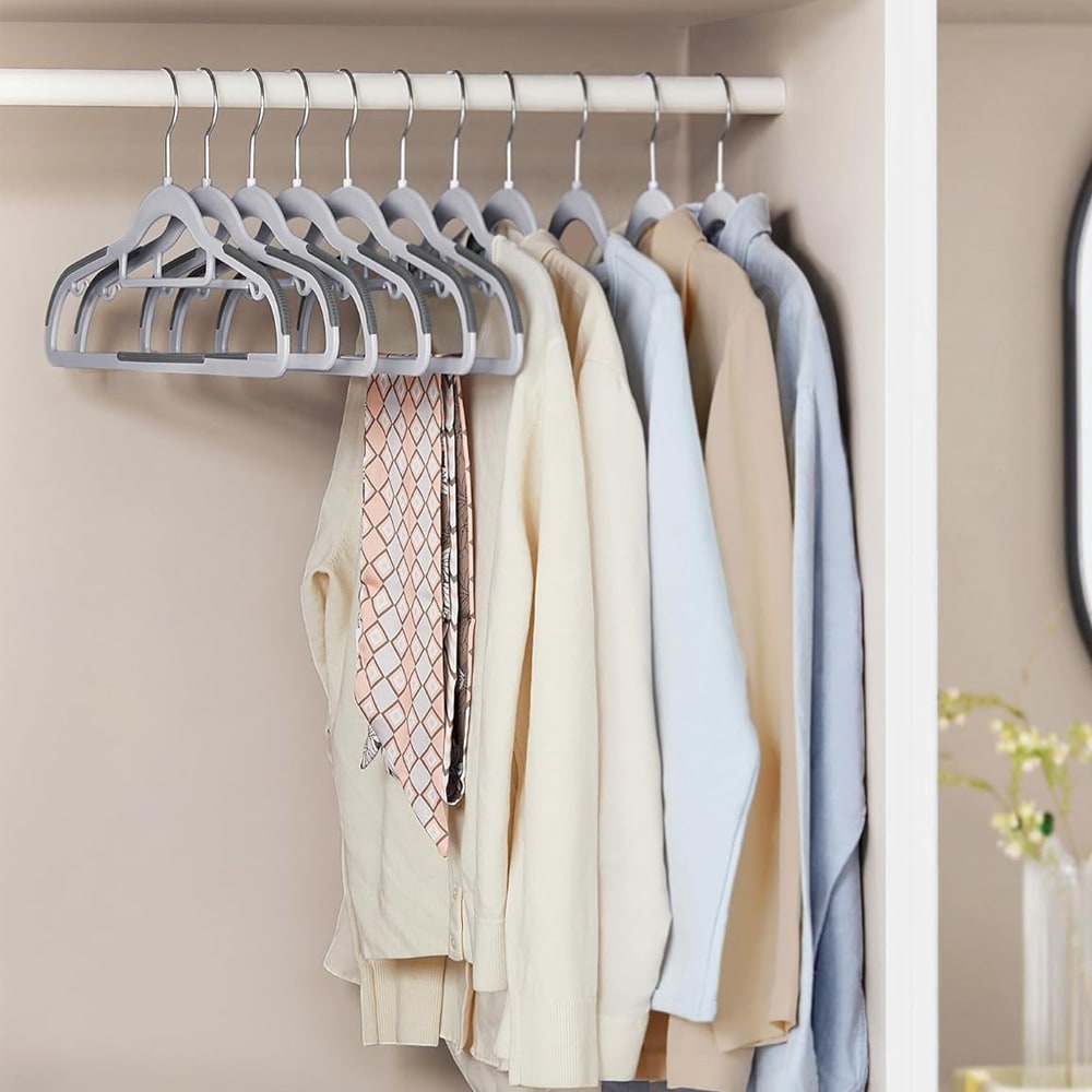 Liukuestekoukut 50 kpl – Harmaa