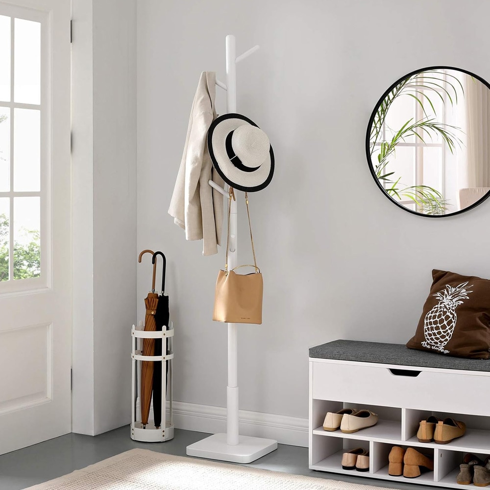 Vapaasti seisova takkikoukku – Valkoinen