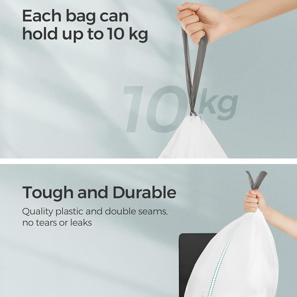 Roskapussit kiristysnauhalla 30 L – 180 kpl