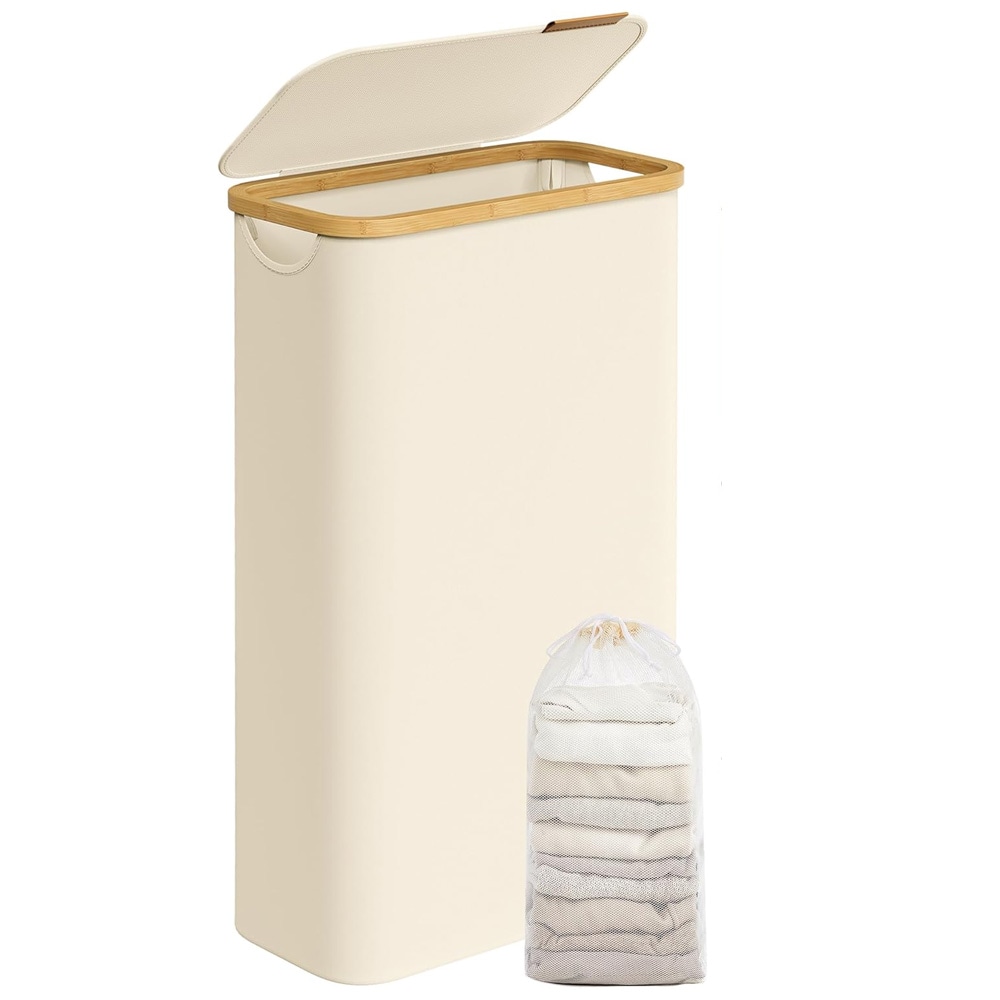 Pyykkikori kannella - Beige