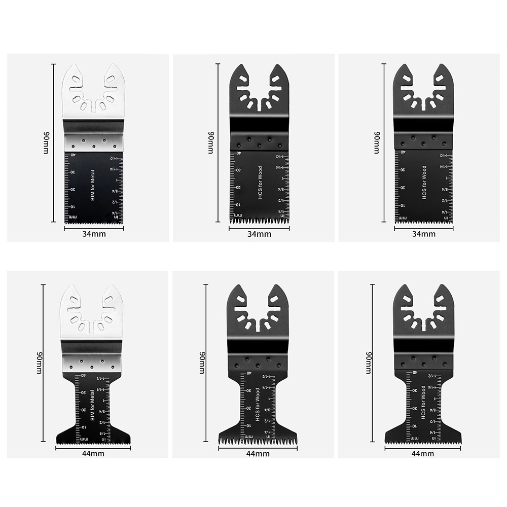 Monitoimityökalun sahanterät 20-pack - 34 ja 44 mm