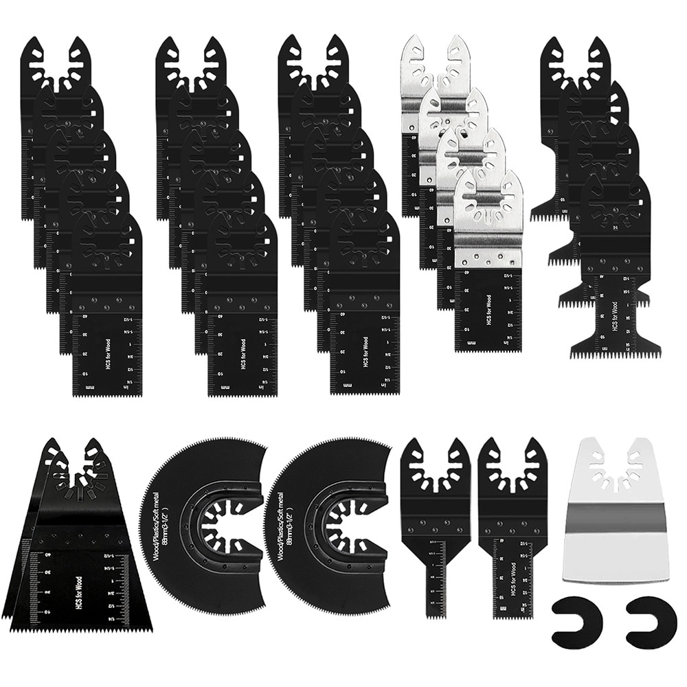 Monitoimityökalun sahanterät 31-pack - puulle, metallille ja muoville