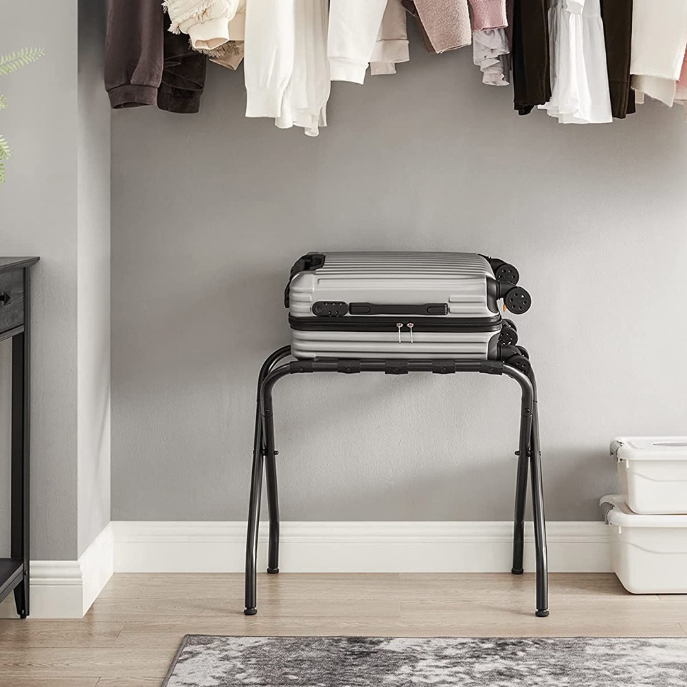 Metallinen kokoontaitettava matkatavaralava - svart