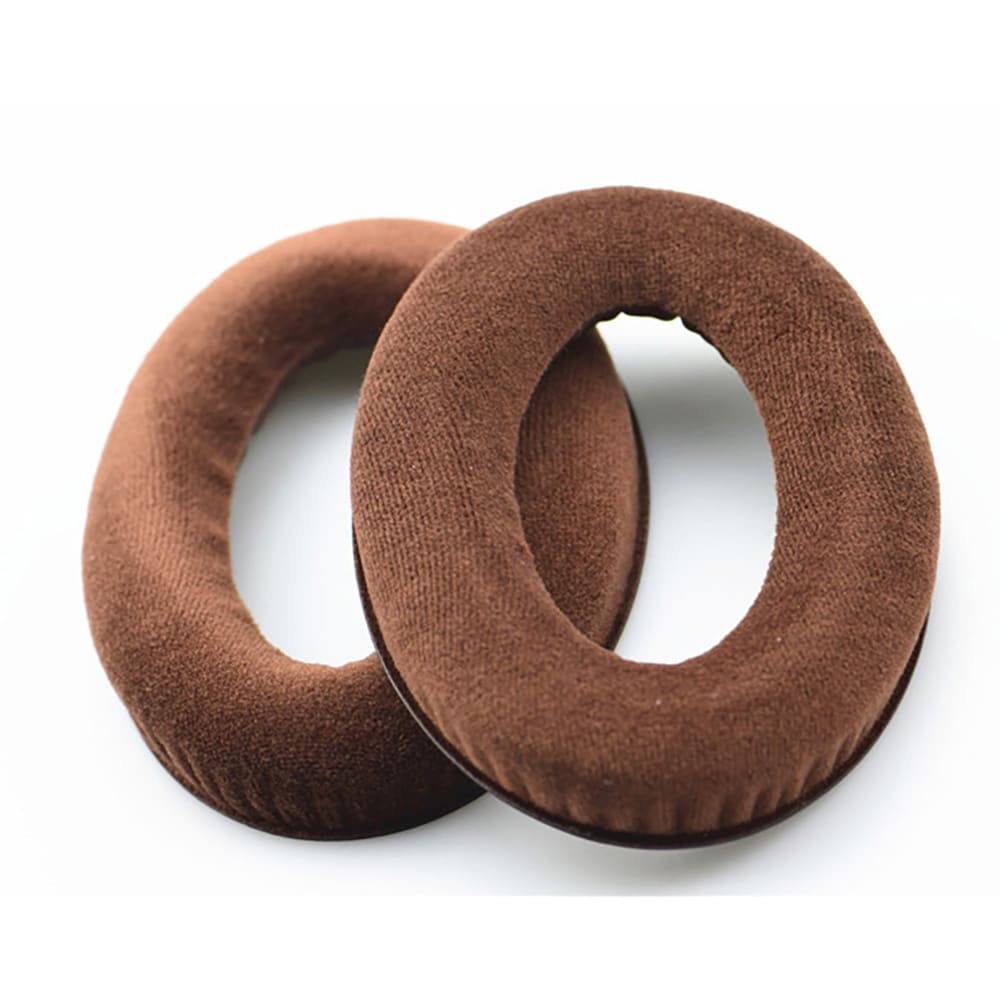 Korvatyynyt Sennheiser HD515, HD555, HD595 ja HD598 - flanellia - ruskea