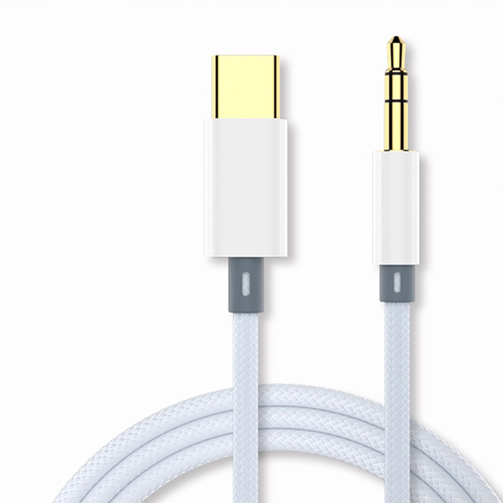 USB-C-3,5 mm:n äänikaapeli, jossa on sisäänrakennettu DAC-laite