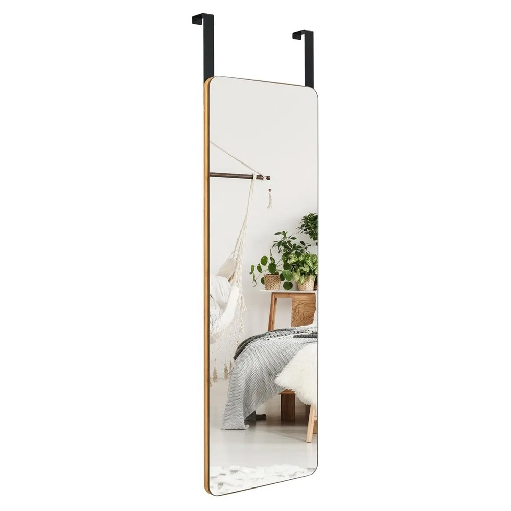 Seinäpeili / ovipeili 100 × 35 cm – Luonnollinen