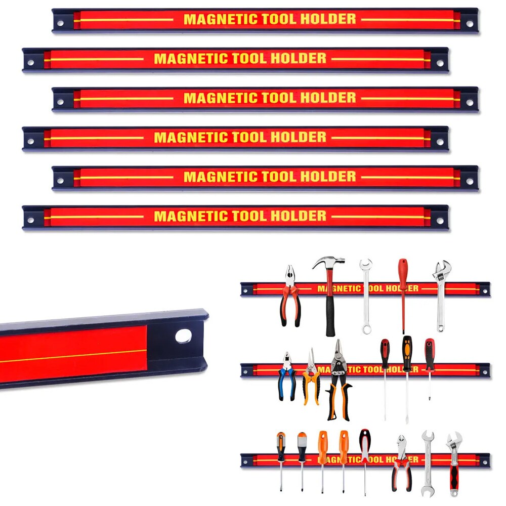 Magneettilista työkaluille 46 cm – 6-pakkaus