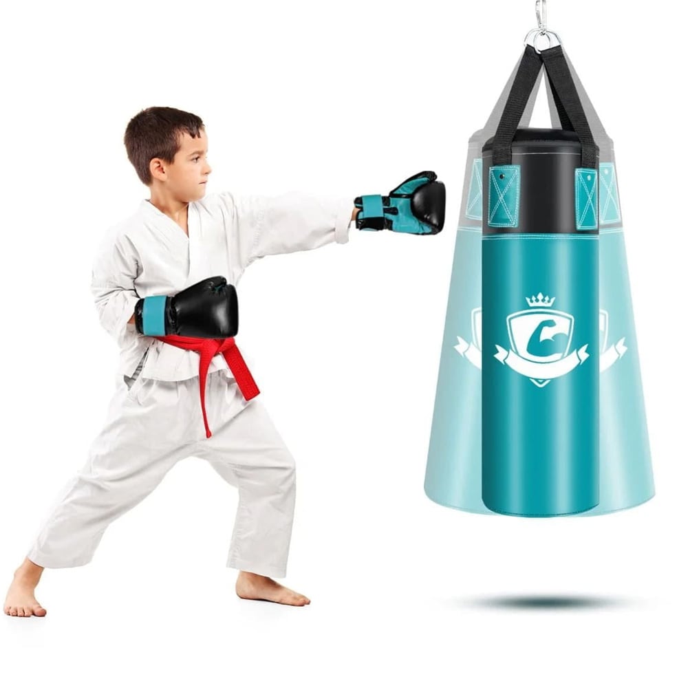 Nyrkkeilysetti lapsille 3+ – nyrkkeilysäkki ja hanskat