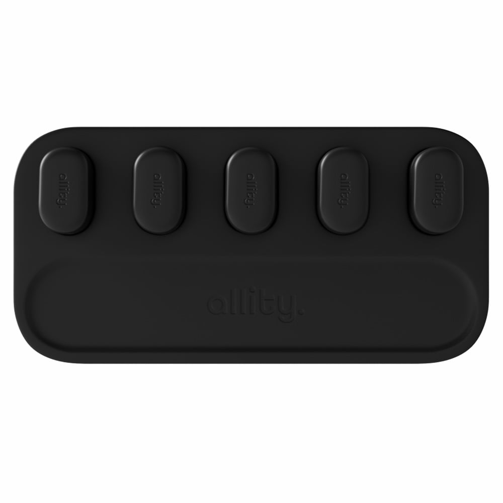 Allity magneettinen kaapelipidike 3-pack – Musta