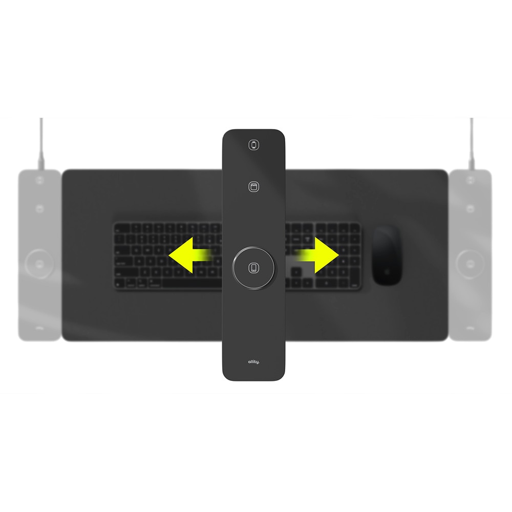 Allity alusta kannettavalle 3-in-1 MagSafe langaton laturi – Musta