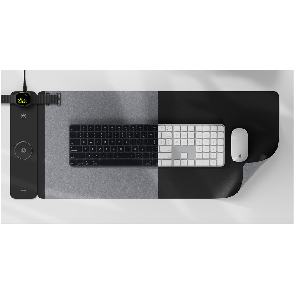 Allity alusta kannettavalle 3-in-1 MagSafe langaton laturi – Musta