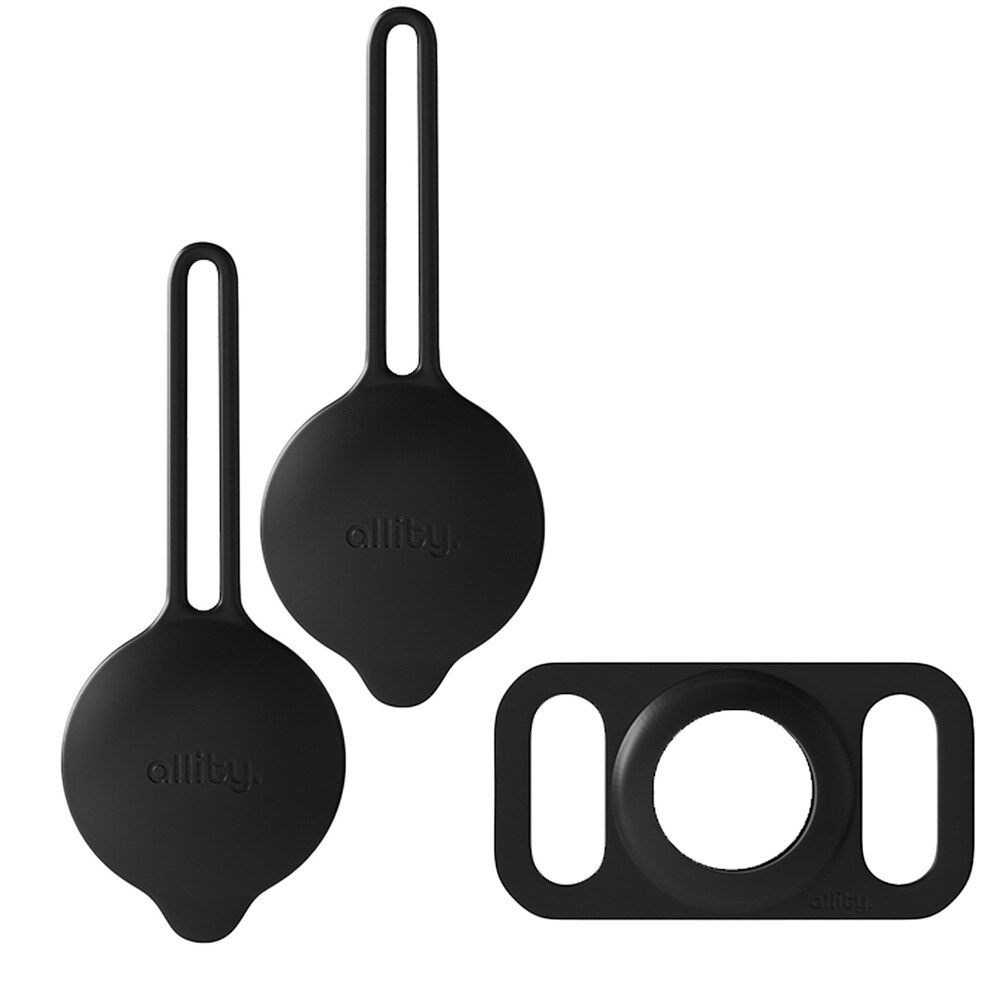 Allity kotelo AirTagille 3-pack – Musta