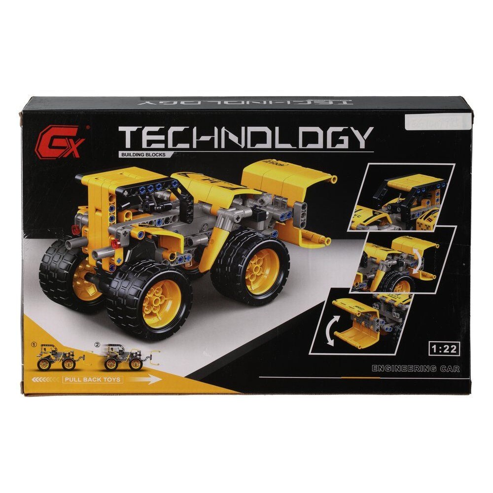 Rakennuspalikat 1:22 Kuormaaja - 249 kpl