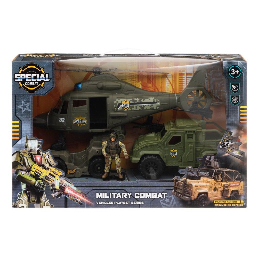 Lelusarja - Helikopteri, jeeppi ja nelipyöräinen auto