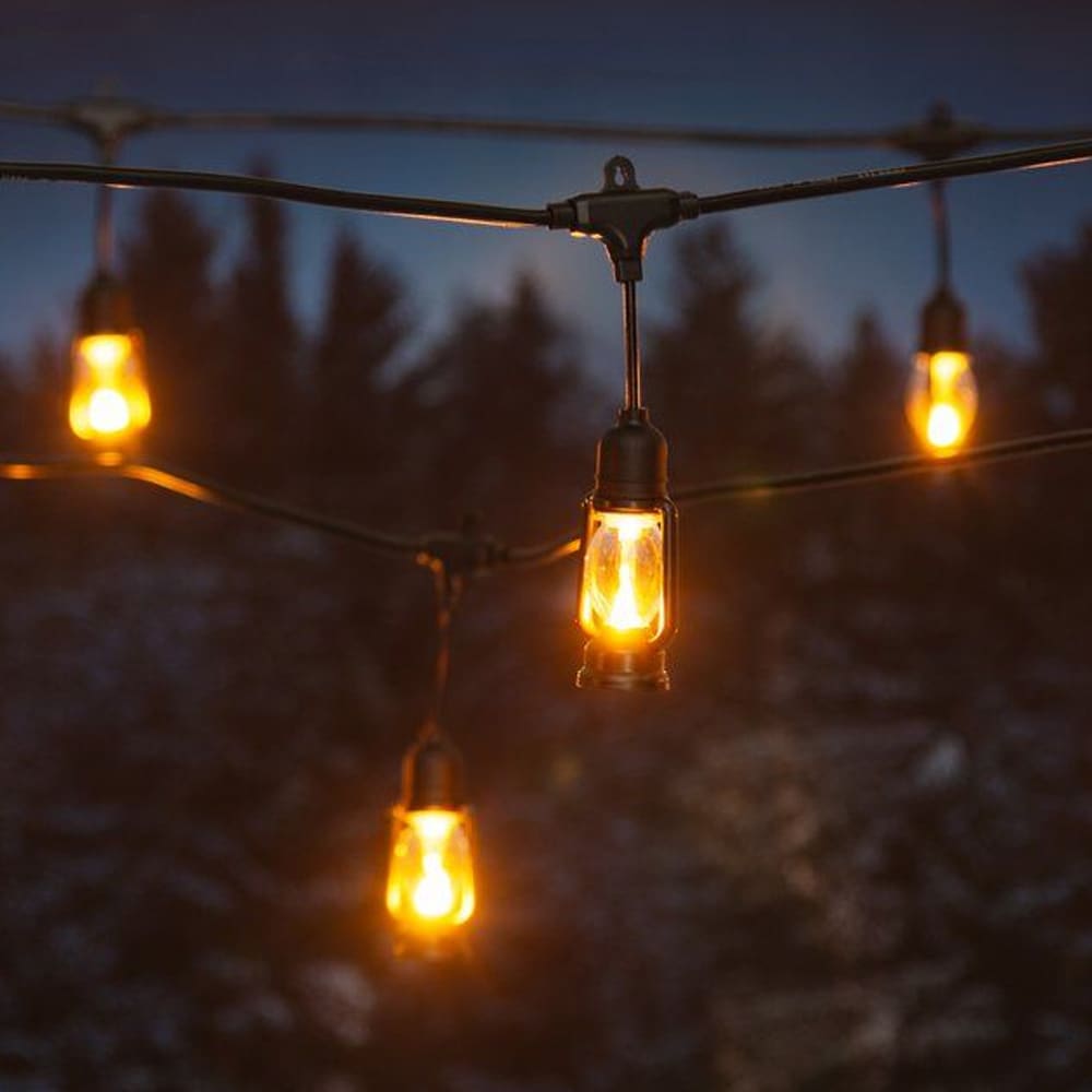 Valoketju, jossa on 10 LED-lyhtyä – sisä- ja ulkokäyttöön