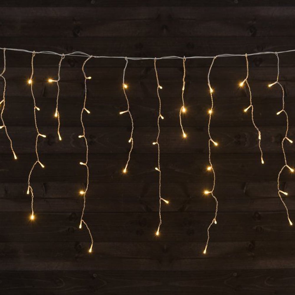 Jääpuikkovalosarja 600 LED lämmin valkoinen – sisä- ja ulkokäyttöön