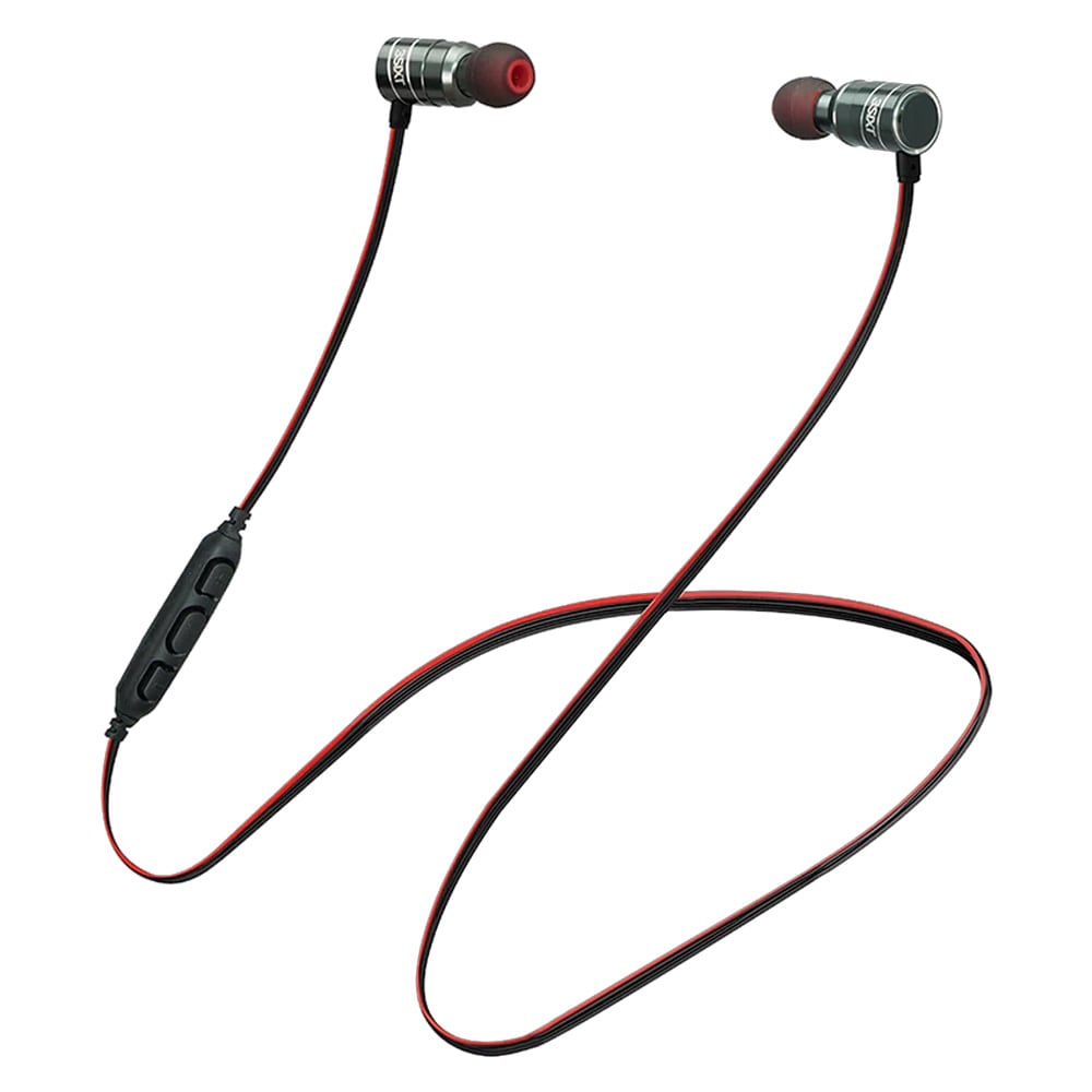 3SIXT Bluetooth Studio Earbuds 2.0 - Svart/punainen