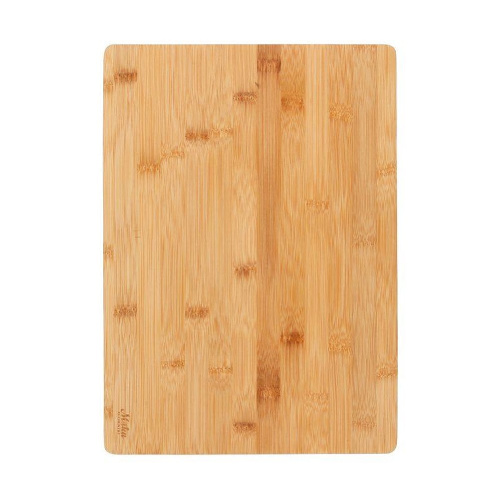 Bambusta valmistettu leikkuulauta mustalla reunalla 40×30cm