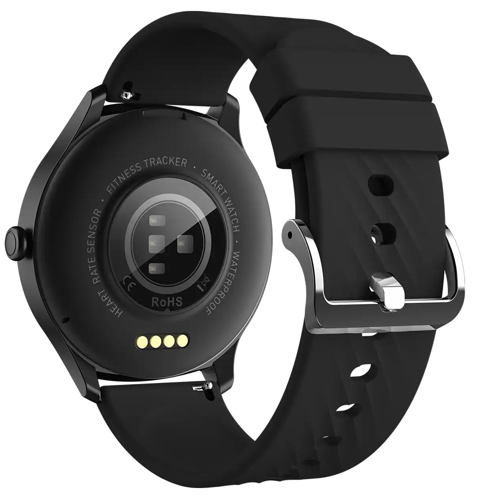 Denver 1,43" AMOLED älykello SpO₂-, verenpaine- ja sykemittauksella, Bluetooth-puhelut, IP67