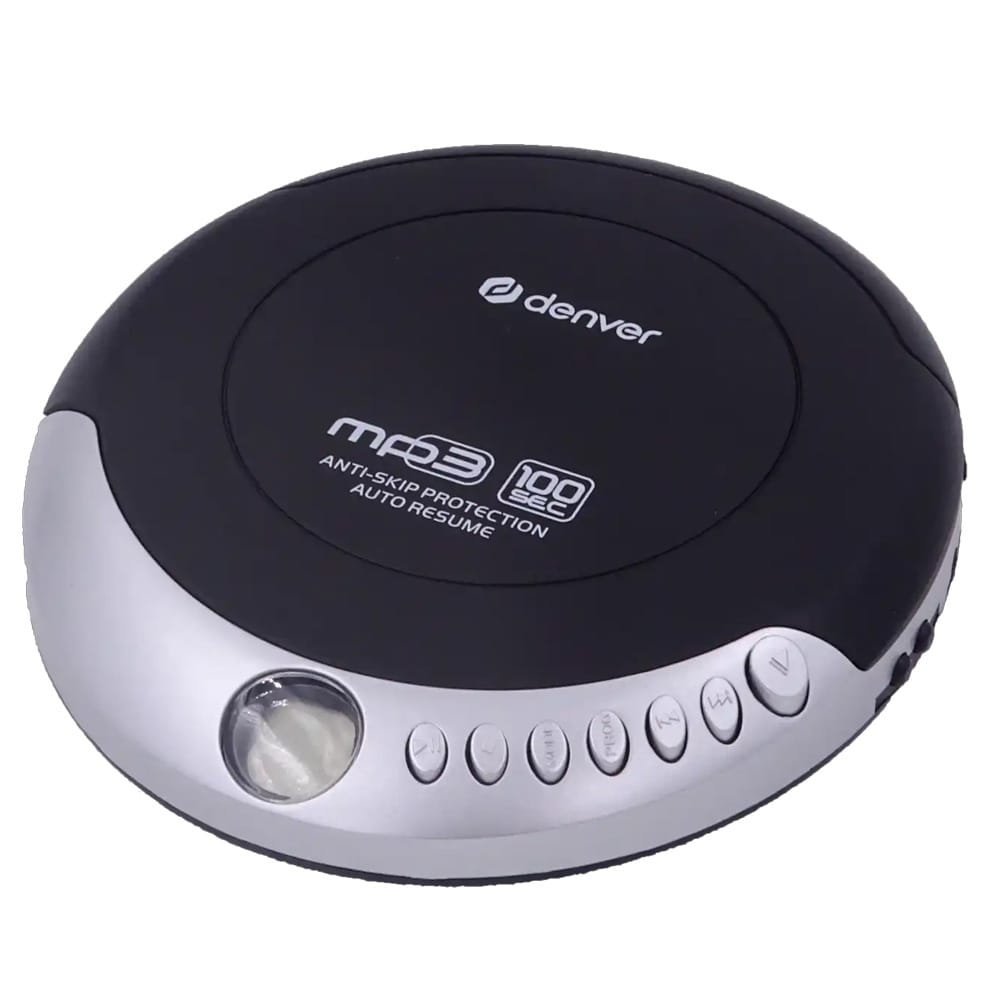 Denver kannettava CD-soitin, jossa on ohituksenesto ja MP3-tuki